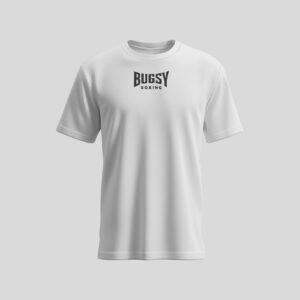 Men's Bugsy Boxing Centered Logo T-Shirt - White